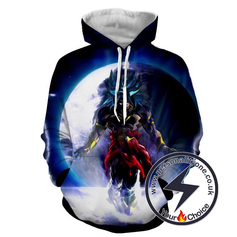 Dragon Ball Z - Broly Blue 3D - Hoodies